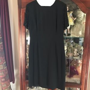 Dress, beaded, dressy, gently worn, excellent
